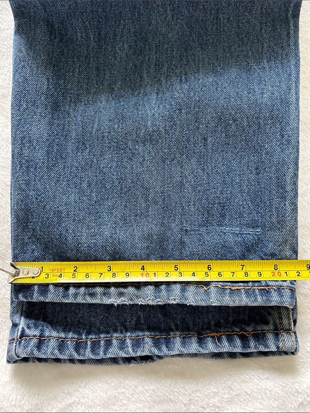 Levi's Men's 550 Relaxed Fit Jeans - Blue with Tan Patch Red Tab Size W36 L32 - Picture 7 of 12
